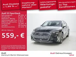 Mythosschwarz metallic Gebraucht 2024 Audi S3 Ambiente Limousine | 46.289 € (Fairer Preis)