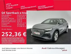 Grau Gebraucht 2023 Audi Q4 Sportback e-tron SUV | 29.823 € (Fairer Preis)