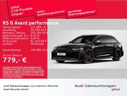 Mythosschwarz metallic Gebraucht 2024 Audi RS6 Performance Kombi | 131.889 € (Fairer Preis)