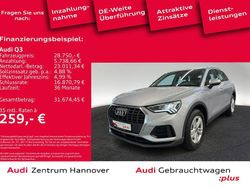 L5 florettsilber metallic (metallic) Gebraucht 2022 Audi Q3 SUV | 28.750 € (Superpreis)