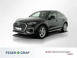 Mythosschwarz metallic Gebraucht 2023 Audi Q5 Sportback S-Line SUV | 47.956 € (Guter Preis)