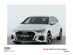 Weiß Gebraucht 2021 Audi A3 Sportback e-tron S-Line Limousine | 26.690 € (Fairer Preis)