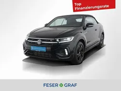 Deep black perleffekt schwarz Gebraucht 2024 VW T-Roc Cabriolet R-line Cabrio | 33.440 € (Guter Preis)