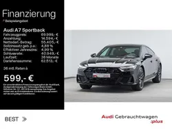 Mythosschwarz metallic Gebraucht 2024 Audi A7 S-Line Kleinwagen | 69.999 € (Fairer Preis)