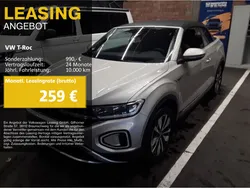 Silber Gebraucht 2024 VW T-Roc Cabriolet Move Cabrio | 29.200 € (Guter Preis)