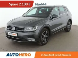 Grau Gebraucht 2017 VW Tiguan Highline SUV | 20.930 € (Guter Preis)