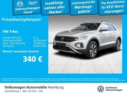 6n ivory silver metallic Gebraucht 2024 VW T-Roc IQ Drive SUV | 29.690 € (Superpreis)