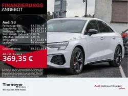 Gletscherweiß metallic Gebraucht 2024 Audi S3 Basis Limousine | 43.720 € (Fairer Preis)