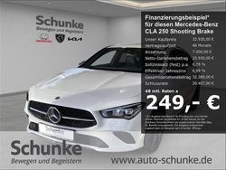 Metalliclack (weiss Gebraucht 2022 Mercedes CLA250 Shooting Brake Kombi | 33.990 € (Fairer Preis)
