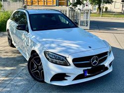 Weiß Gebraucht 2021 Mercedes C300e AMG line Kombi | 26.800 € (Fairer Preis)