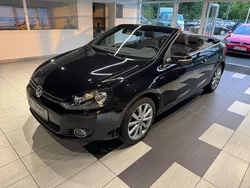 Schwarz Gebraucht 2015 VW Golf Cabriolet LOUNGE Cabrio | 10.950 € (Fairer Preis)