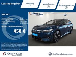 Aquamarinblau metallic schwarz Gebraucht 2025 VW ID.7 GTX Limousine | 52.790 €
