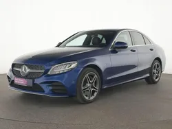 Blau Gebraucht 2020 Mercedes C300e AMG line Limousine | 28.998 € (Fairer Preis)