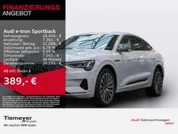 Weiß Gebraucht 2021 Audi e-tron Sportback Advanced SUV | 30.750 € (Fairer Preis)