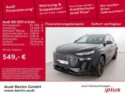 Mythosschwarz metallic Gebraucht 2025 Audi Q6 e-tron Ambiente SUV | 81.300 € (Fairer Preis)