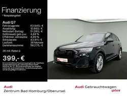 Mythosschwarz metallic Gebraucht 2023 Audi Q7 S-Line SUV | 63.940 € (Guter Preis)