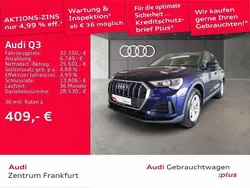 Navarrablau metallic/navarrabl Gebraucht 2022 Audi Q3 SUV | 32.350 € (Guter Preis)