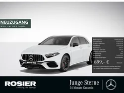 Weiss / polarweiß Gebraucht 2024 Mercedes A45 AMG Premium Plus Coupé | 59.890 € (Superpreis)