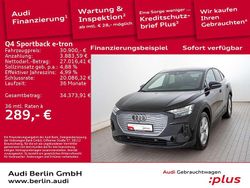 Mythosschwarz metallic Gebraucht 2023 Audi Q4 e-tron SUV | 30.900 € (Fairer Preis)