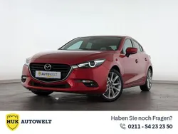 Rot Gebraucht 2018 Mazda 3 Sports-Line Limousine | 17.360 € (Etwas zu teuer)