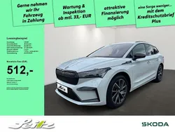 Moonweiss metallic Gebraucht 2023 Skoda Enyaq iV SportLine SUV | 37.798 € (Fairer Preis)