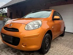 Orange Gebraucht 2013 Nissan Micra Acenta Kleinwagen | 2.950 €