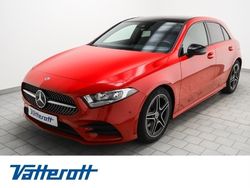 Rot Gebraucht 2018 Mercedes A180 AMG line Limousine | 20.980 € (Guter Preis)