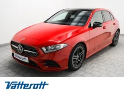Rot Gebraucht 2018 Mercedes A180 AMG line Limousine | 20.980 € (Guter Preis)