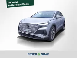 Florettsilber metallic Gebraucht 2021 Audi Q4 Sportback e-tron Advanced SUV | 25.440 € (Fairer Preis)