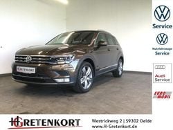 Nutshell brown (braun) Gebraucht 2017 VW Tiguan Highline SUV | 29.750 € (Etwas zu teuer)