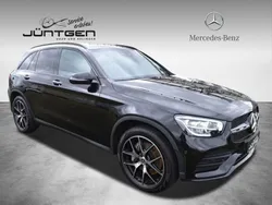 Schwarz Gebraucht 2022 Mercedes GLC400d AMG line SUV | 48.888 € (Teuer)