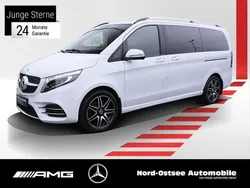 Bergkristallweiß metallic Gebraucht 2019 Mercedes V300 AMG Van / Kleinbus | 51.890 € (Guter Preis)