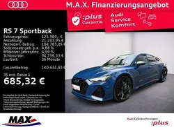 Blau Gebraucht 2024 Audi RS7 Sportback Performance Kleinwagen | 125.989 € (Fairer Preis)