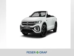 Pure white uni / schwarz Neu 2025 VW T-Roc Cabriolet R-line Cabrio | 42.690 € (Guter Preis)