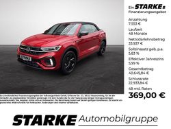 Rot (kings red metallic schwarz) Neu 2025 VW T-Roc Cabriolet R-line Cabrio | 41.490 € (Guter Preis)
