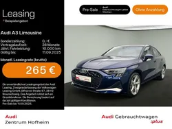 Navarrablau metallic Gebraucht 2024 Audi A3 Advanced Plus Limousine | 29.999 € (Superpreis)