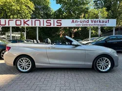 Silber Gebraucht 2015 BMW 218 Luxury Line Cabrio | 19.777 € (Fairer Preis)