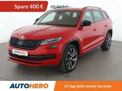 Rot Gebraucht 2020 Skoda Kodiaq SportLine SUV | 35.410 € (Etwas zu teuer)