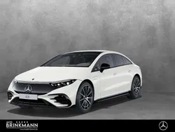 Manufaktur diamantweiß bright Gebraucht 2023 Mercedes EQS580 AMG line Limousine | 74.450 € (Etwas zu teuer)