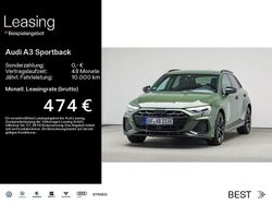 Distriktgrün metallic Gebraucht 2025 Audi A3 Sportback e-tron S-Line Kleinwagen | 41.625 €