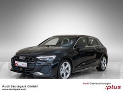 Schwarz Gebraucht 2024 Audi A3 Sportback S-Line Limousine | 36.420 € (Guter Preis)