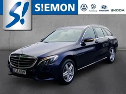 Blau Gebraucht 2015 Mercedes C220 Exclusive Kombi | 17.930 € (Fairer Preis)
