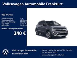 Grau (rauchgrau metallic) Neu 2025 VW T-Cross Style SUV | 31.999 € (Teuer)
