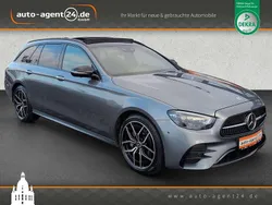 Selenitgrau metallic Gebraucht 2024 Mercedes E220 AMG line Kombi | 45.990 € (Fairer Preis)