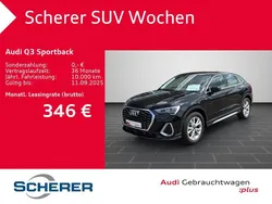 Mythosschwarz metallic Gebraucht 2024 Audi Q3 Sportback S-Line SUV | 39.490 € (Fairer Preis)