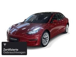 Red multicoat Gebraucht 2021 Tesla Model 3 Long Range AWD Limousine | 28.100 € (Fairer Preis)