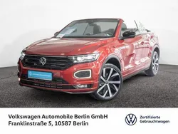 Kings red metallic/ schwarz Gebraucht 2021 VW T-Roc Cabriolet R-line Cabrio | 26.633 € (Fairer Preis)