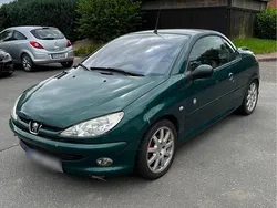 Grün Gebraucht 2004 Peugeot 206 CC Roland Garros Cabrio | 850 € (Superpreis)