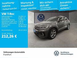 Indiumgrau metallic/schwarz Gebraucht 2024 VW T-Roc R-line SUV | 32.450 € (Fairer Preis)