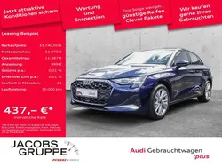 Blau Gebraucht 2024 Audi A3 Sportback Advanced Limousine | 33.740 € (Guter Preis)